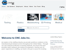 Tablet Screenshot of cncjobsinc.com